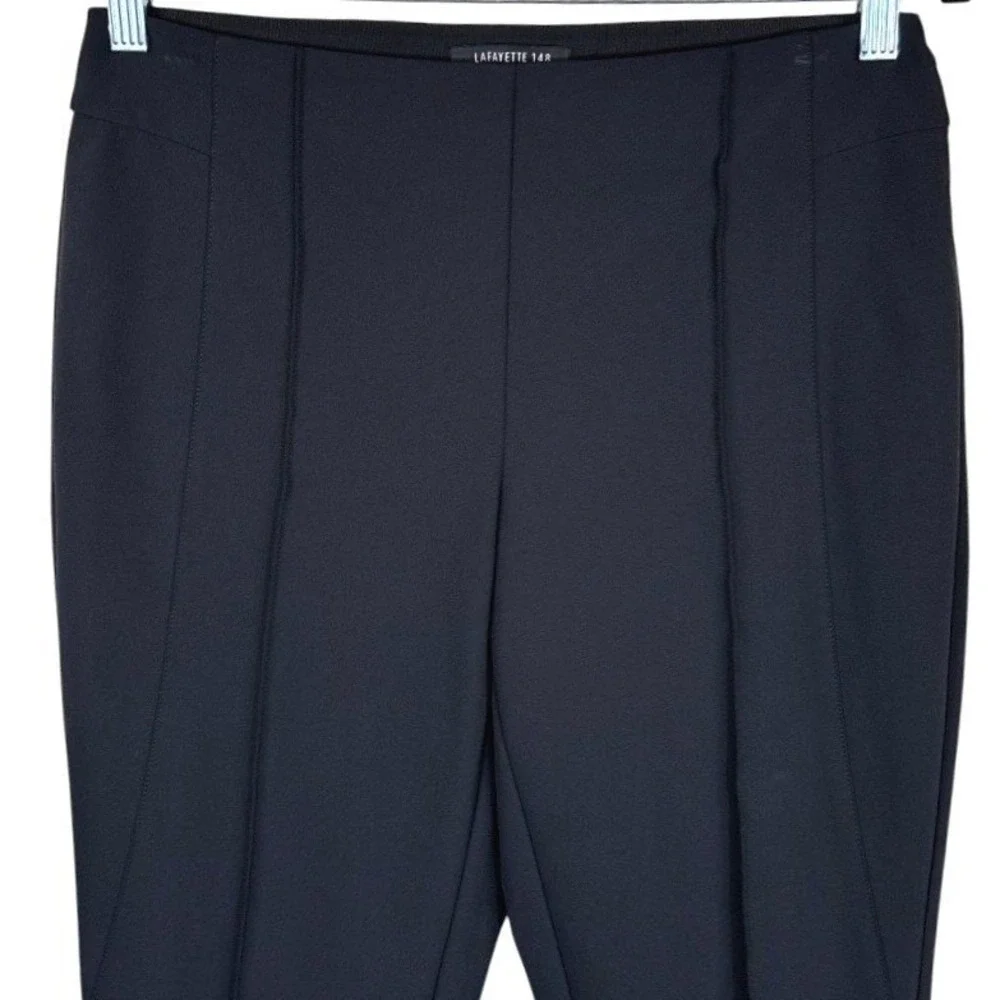 Lafayette 148‎ New York Tapered Leg Ankle Trousers Black Size 6